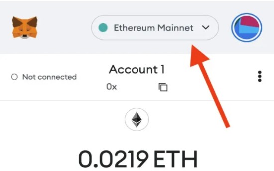 小狐狸钱包网络选择界面