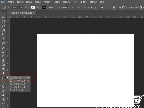 PS工具面板示意图