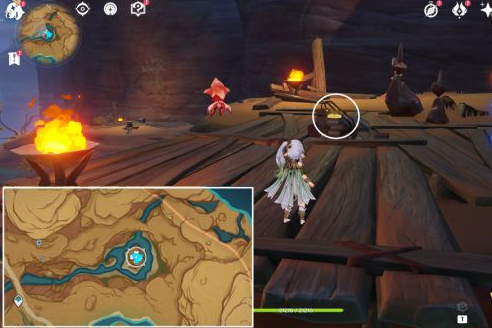 湖心岛探索示意图