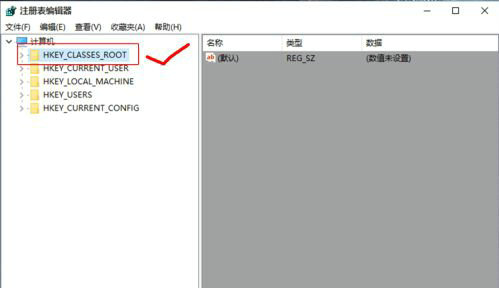 注册表结构展示