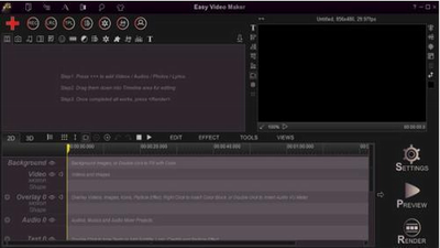 视频编辑界面示意图