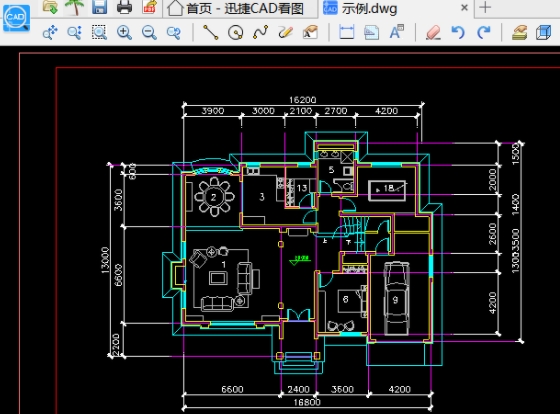 CAD图纸浏览界面演示