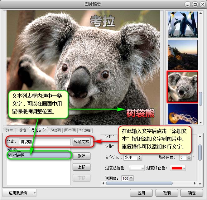 文字编辑演示