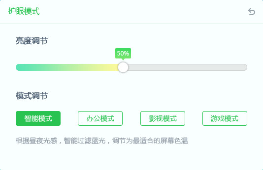 蓝光过滤示意图